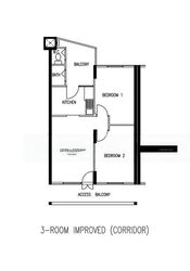Blk 116 Toa Payoh View (Toa Payoh), HDB 3 Rooms #447440941